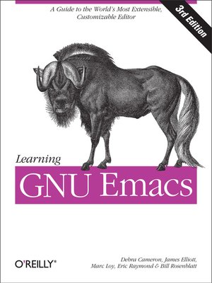cover image of Learning GNU Emacs